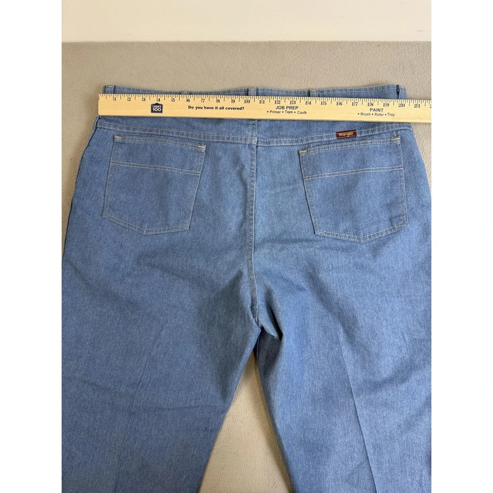 Wrangler Jeans Mens 42x29‎ Blue Denim Regular Fit Five Pocket Classic Style
